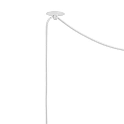 Hanglamp aan een koord IRMA 1xE14/28W/230V wit