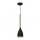Hanglamp aan een koord ISTAPPAR 1xE27/60W/230V zwart/gouden