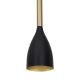 Hanglamp aan een koord ISTAPPAR 1xE27/60W/230V zwart/gouden