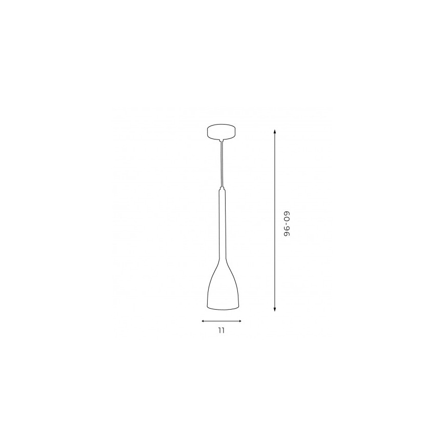 Hanglamp aan een koord ISTAPPAR 1xE27/60W/230V zwart/gouden