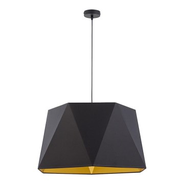 Hanglamp aan een koord IVO 1xE27/25W/230V zwart/goud