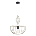Hanglamp aan een koord JASMINA 1xE27/20W/230V diameter 40 cm goud