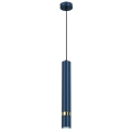 Hanglamp aan een koord JOKER 1xGU10/25W/230V blauw