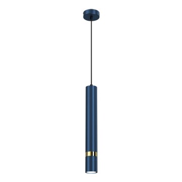 Hanglamp aan een koord JOKER 1xGU10/25W/230V blauw