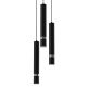 Hanglamp aan een koord JOKER 3xGU10/8W/230V zwart/glanzend chroom 