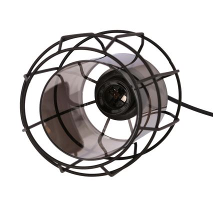 Hanglamp aan een koord JONERA 1xE27/40W/230V zwart