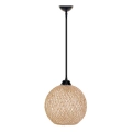 Hanglamp aan een koord JUTE 1xE27/60W/230V beige