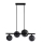 Hanglamp aan een koord KAMA 4xG9/28W/230V zwart/gerookt zwart