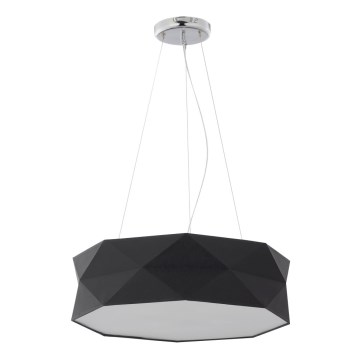 Hanglamp aan een koord KANTOOR 1xE27/15W/230V zwart