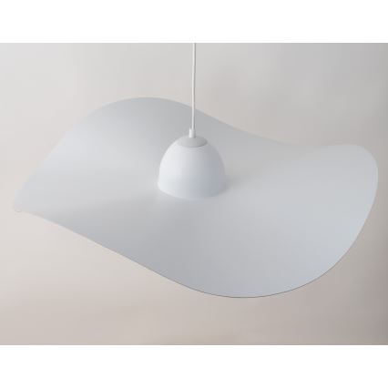 Hanglamp aan een koord KAPELLO 1xE27/60W/230V diameter 76 cm wit/gouden