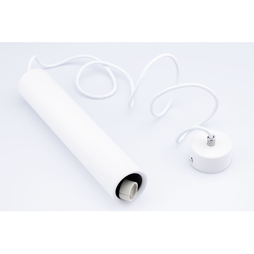 Hanglamp aan een koord KARADON 1xGU10/30W/230V 29 cm wit