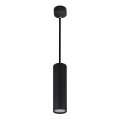 Hanglamp aan een koord KARADON 1xGU10/30W/230V 29 cm zwart