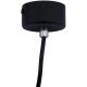 Hanglamp aan een koord KARADON 1xGU10/30W/230V 29 cm zwart