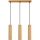 Hanglamp aan een koord KARBON 3xGU10/10W/230V goud