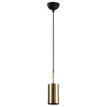 Hanglamp aan een koord KEM 1xE27/40W/230V goud