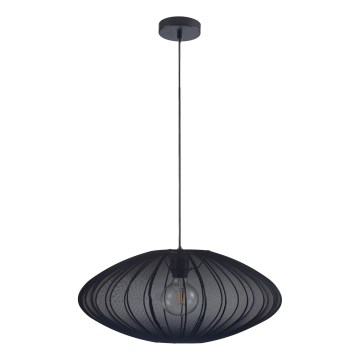 Hanglamp aan een koord KINU 1xE27/20W/230V diameter 50 cm zwart