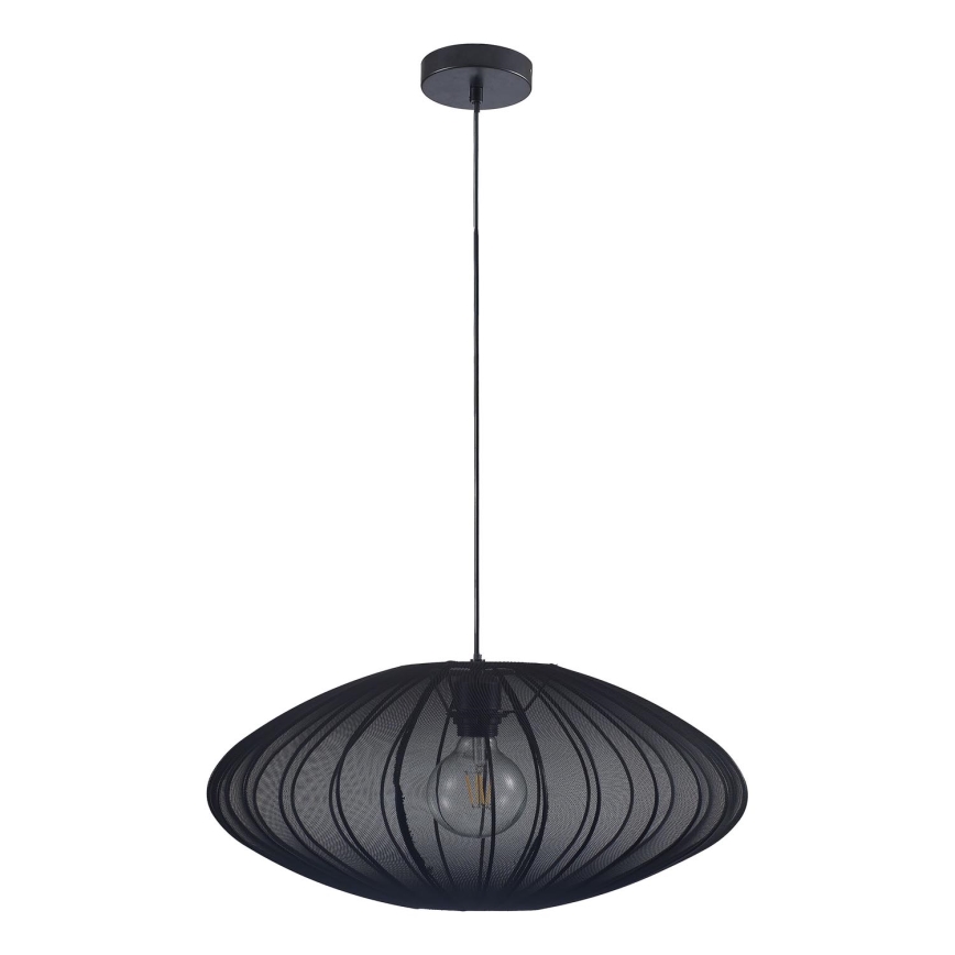 Hanglamp aan een koord KINU 1xE27/20W/230V diameter 50 cm zwart