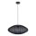 Hanglamp aan een koord KINU 1xE27/20W/230V diameter 50 cm zwart