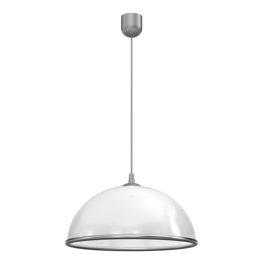 Hanglamp aan een koord KITCHEN 1xE27/15W/230V wit/glanzend chroom