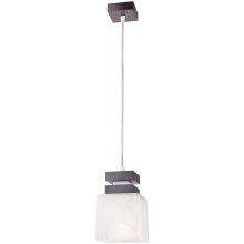 Hanglamp aan een koord KUBUS 1xE27/60W/230V beuken