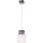 Hanglamp aan een koord KUBUS 1xE27/60W/230V beuken