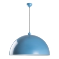 Hanglamp aan een koord KURE 1xE27/40W/230V blauw