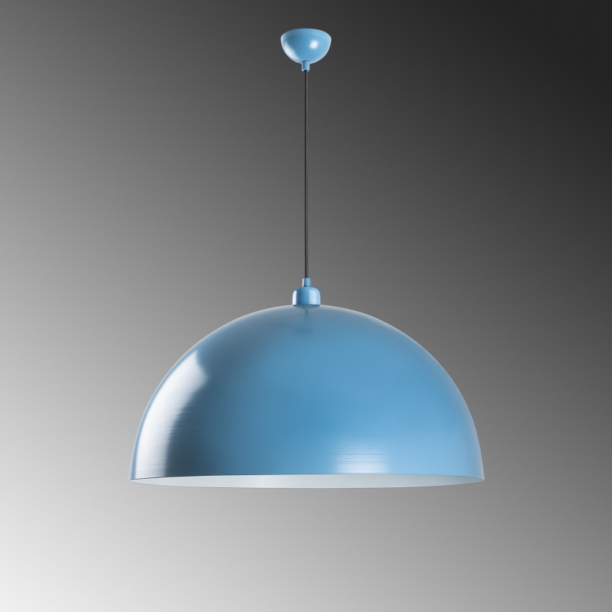 Hanglamp aan een koord KURE 1xE27/40W/230V blauw