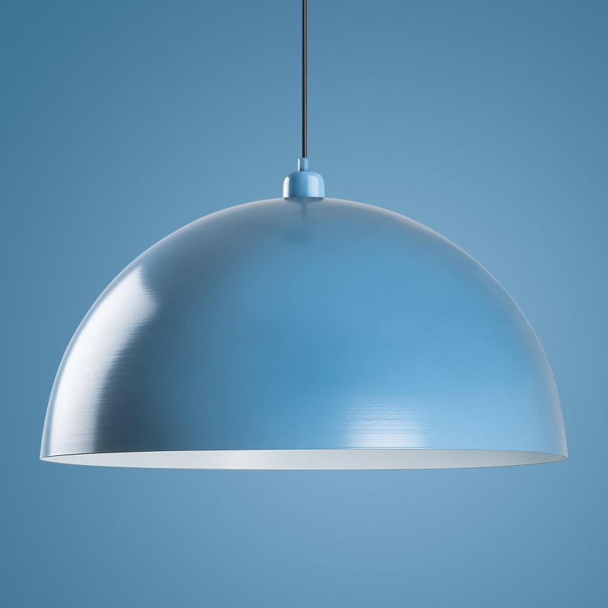 Hanglamp aan een koord KURE 1xE27/40W/230V blauw