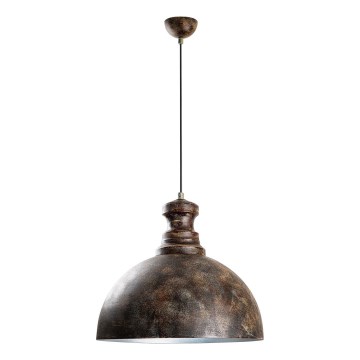 Hanglamp aan een koord KURE 1xE27/40W/230V diameter 40 cm grijs