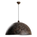 Hanglamp aan een koord KURE 1xE27/40W/230V diameter 60 cm grijs