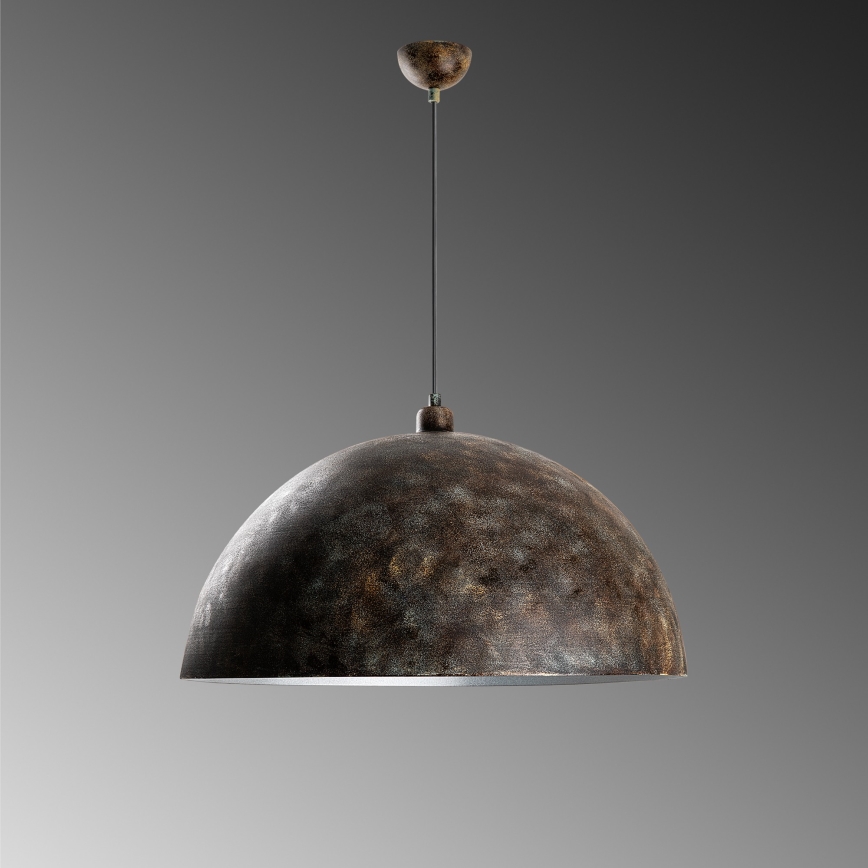 Hanglamp aan een koord KURE 1xE27/40W/230V diameter 60 cm grijs