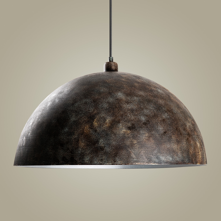 Hanglamp aan een koord KURE 1xE27/40W/230V diameter 60 cm grijs