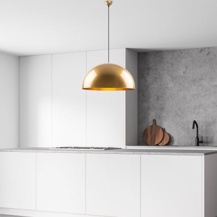 Hanglamp aan een koord KURE 1xE27/40W/230V goud