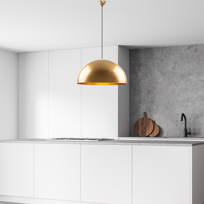 Hanglamp aan een koord KURE 1xE27/40W/230V goud