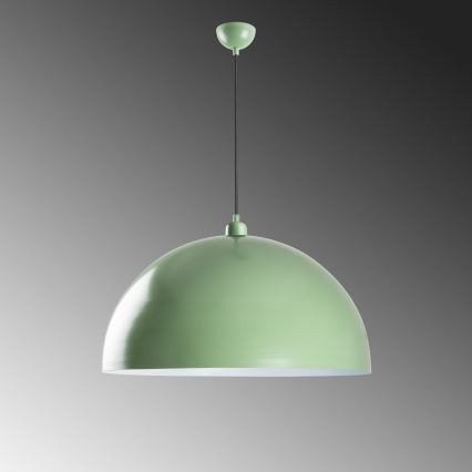 Hanglamp aan een koord KURE 1xE27/40W/230V groen