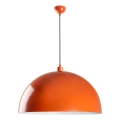 Hanglamp aan een koord KURE 1xE27/40W/230V oranje