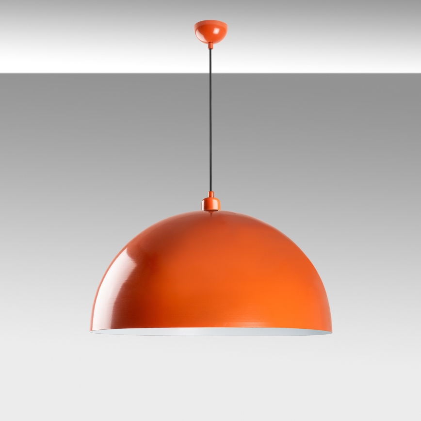 Hanglamp aan een koord KURE 1xE27/40W/230V oranje