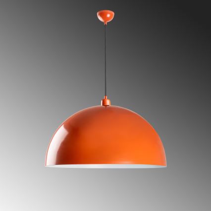 Hanglamp aan een koord KURE 1xE27/40W/230V oranje