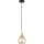 Hanglamp aan een koord LACRIMA HONEY 1xE27/60W/230V