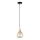 Hanglamp aan een koord LACRIMA HONEY 1xE27/60W/230V