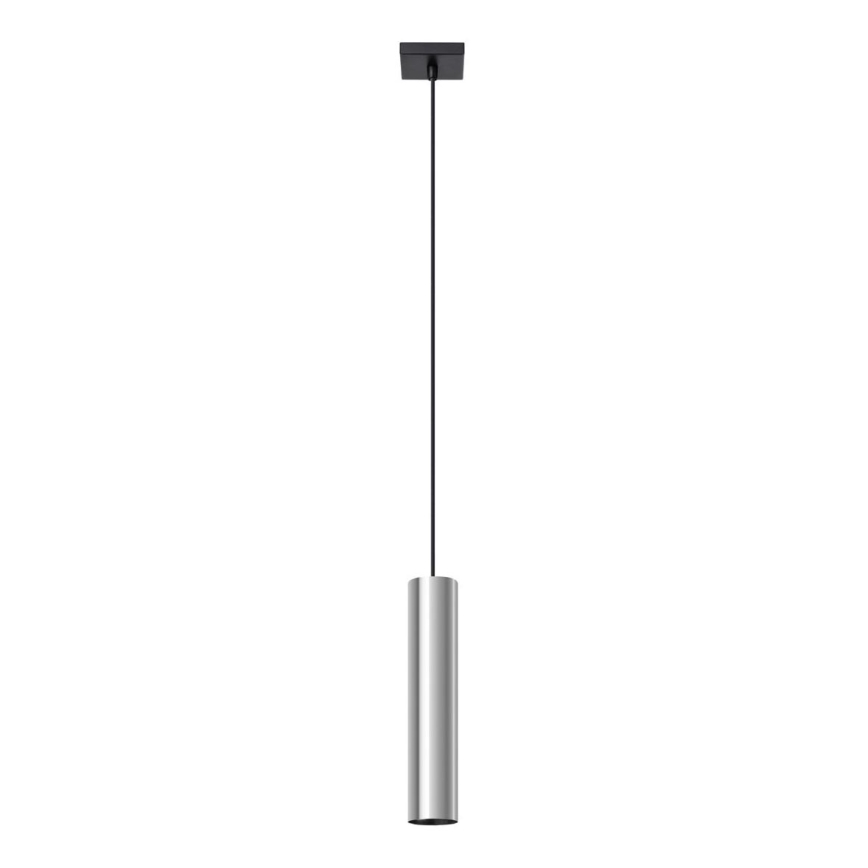 Hanglamp aan een koord LAGOS 1xGU10/10W/230V glanzend chroom