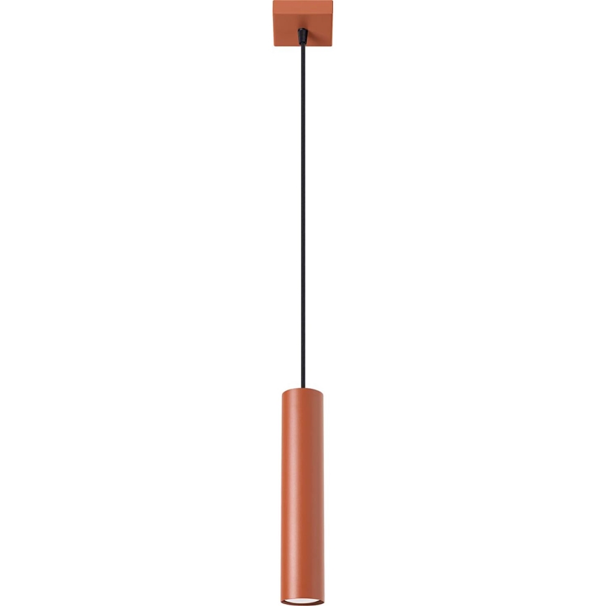Hanglamp aan een koord LAGOS 1xGU10/10W/230V rood