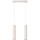 Hanglamp aan een koord LAGOS 2xGU10/10W/230V crème