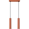 Hanglamp aan een koord LAGOS 2xGU10/10W/230V rood