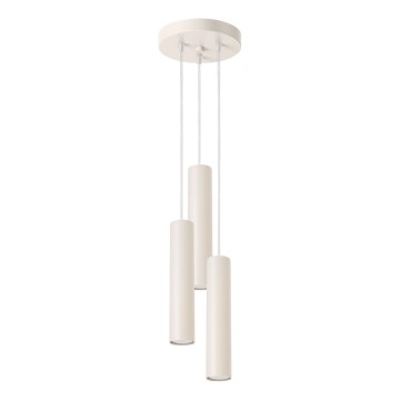 Hanglamp aan een koord LAGOS 3xGU10/10W/230V crème