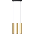 Hanglamp aan een koord LAGOS 3xGU10/10W/230V goud