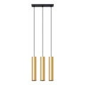 Hanglamp aan een koord LAGOS 3xGU10/10W/230V goud