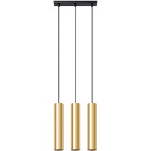 Hanglamp aan een koord LAGOS 3xGU10/10W/230V goud