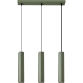 Hanglamp aan een koord LAGOS 3xGU10/10W/230V groen