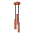 Hanglamp aan een koord LAGOS 3xGU10/10W/230V rood